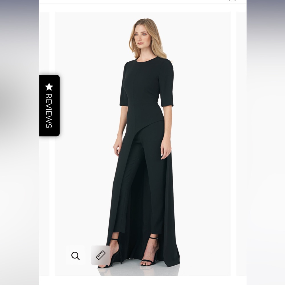 Brand new, never worn, with tags Kay Unger jumpsuit. Size 8.